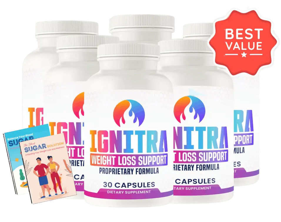 Ignitra 6 Bottle Mega Pack with Free Bonuses
